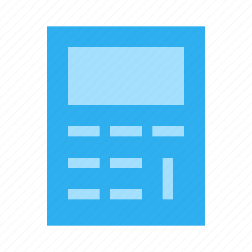 Accounting, calc, calculator, machine icon - Download on Iconfinder