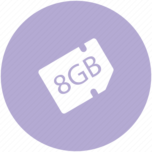Chip, data storage, eight gb, memory card, microchip, microsd, sd memory icon - Download on Iconfinder