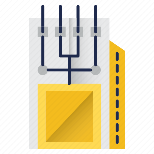 Chip, component, electronics, hardware, microchip, module, storage icon - Download on Iconfinder