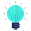 bulb, electronics, lamp, light, solution, technology 