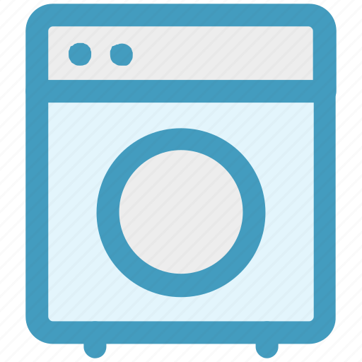 Clothes, electronics, machine, washing, washing machine icon - Download on Iconfinder