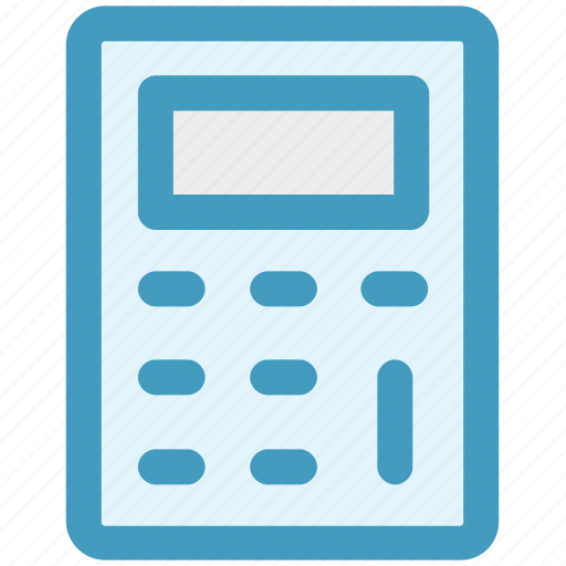 Accounting, calc, calculator, machine, math, stationery icon - Download on Iconfinder
