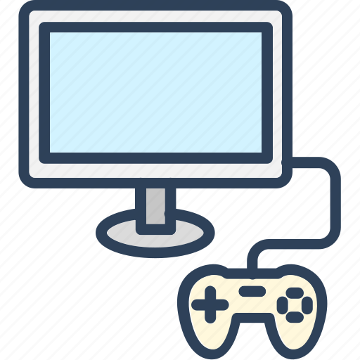 Computer, computer devices, gamepad, lcd, monitor icon - Download on Iconfinder