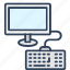computer, computer devices, computer devices vector, computer keyboard, lcd, monitor 