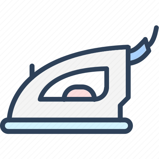 Electric, electronics, home appliance, iron icon - Download on Iconfinder