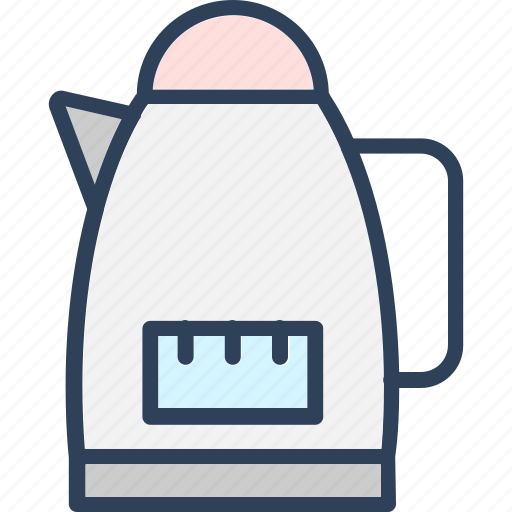 Electric kettle, electricals, kitchen appliance, tea kettle, tea maker icon - Download on Iconfinder