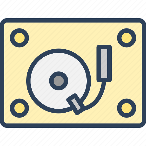 Multimedia, music, record player, turntable, vinyl player icon - Download on Iconfinder