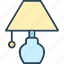 bedside lamp, electric lamp, lamp, lamp light, table lamp 