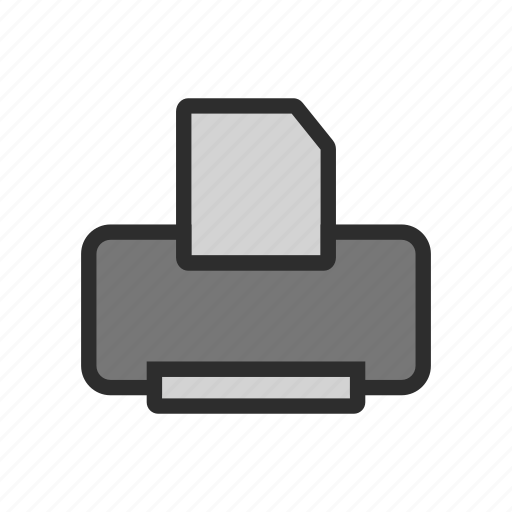 Device, fax, gadget, machine, office, printer, printing icon - Download on Iconfinder