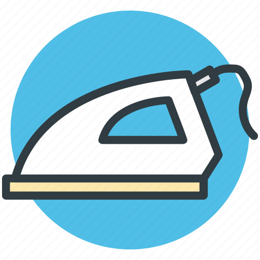 Electric iron, electronics, home appliance, iron, laundry icon - Download on Iconfinder