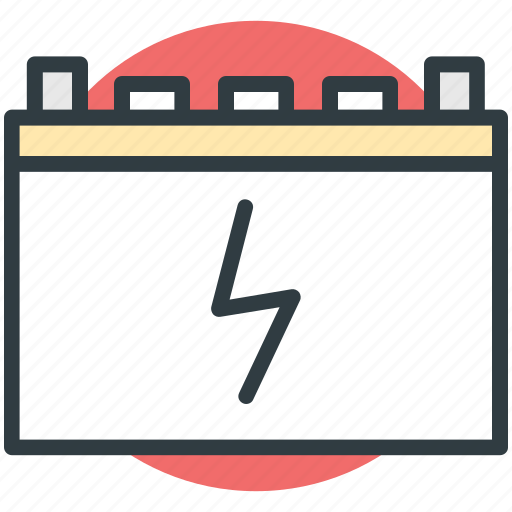Battery, car battery, charging, charging indicator, power supply icon - Download on Iconfinder
