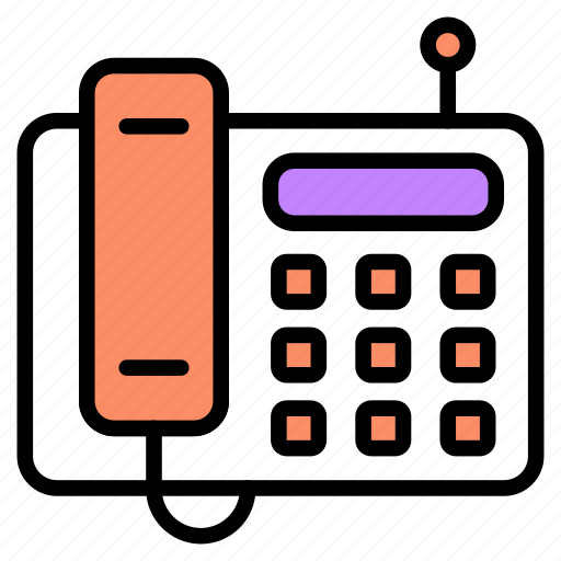Landline, phone, telephone, business, communication icon - Download on Iconfinder
