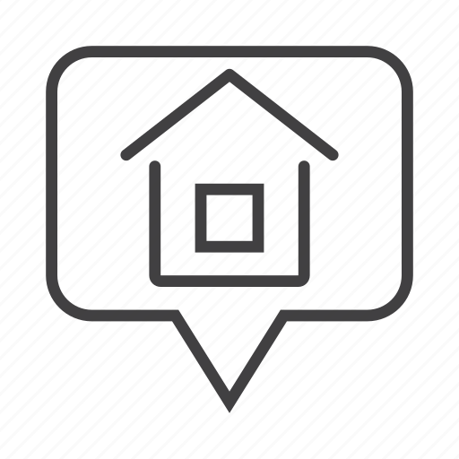Gps, home, house, marker, position icon - Download on Iconfinder