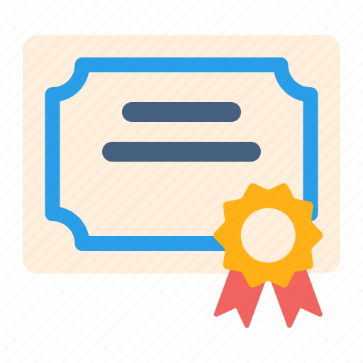 Certificate, diploma, achievement, graduation, certification, graduate, degree icon - Download on Iconfinder