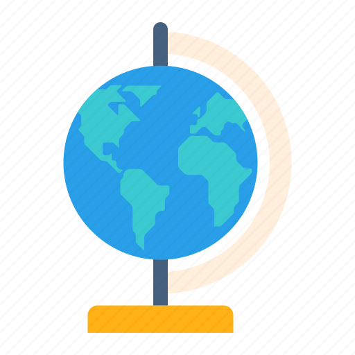 Globe, world, map, geography, cartography, decoration, education icon - Download on Iconfinder