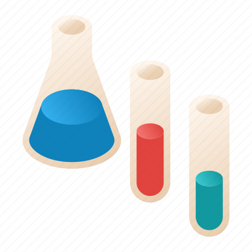 Test tube, laboratory, chemistry, science, container, experiment, glass flask icon - Download on Iconfinder