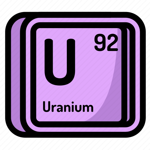 Atom, atomic, chemistry, element, mendeleev, uranium, periodic icon - Download on Iconfinder
