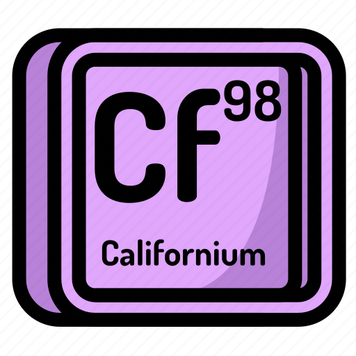 Atom, atomic, californium, chemistry, element, mendeleev, periodic icon - Download on Iconfinder