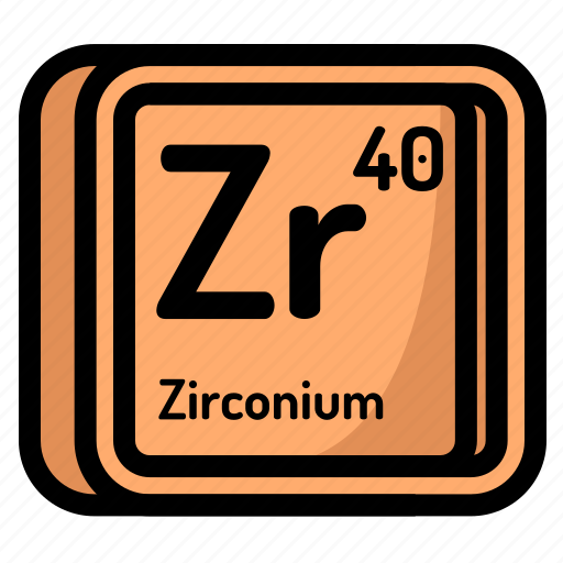 Atom, atomic, chemistry, element, mendeleev, zirconium, periodic icon - Download on Iconfinder