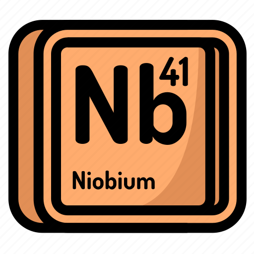 Atom, atomic, chemistry, element, mendeleev, niobium, periodic icon - Download on Iconfinder