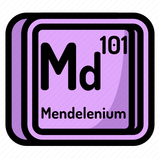 Atom, atomic, chemistry, element, mendeleev, mendelenium, periodic icon - Download on Iconfinder