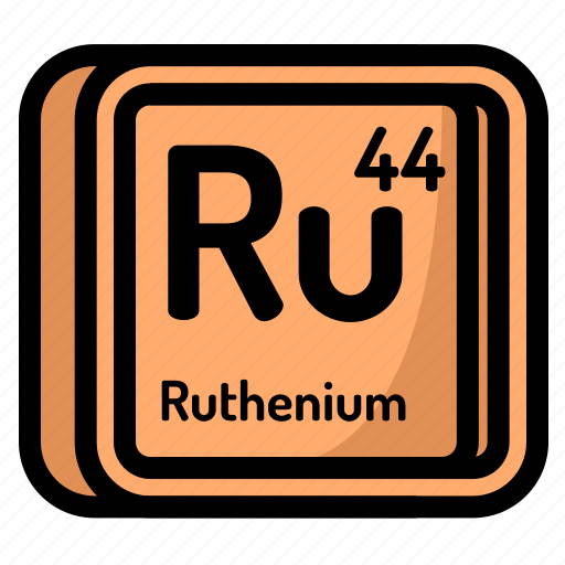Atom, atomic, chemistry, element, mendeleev, ruthenium, periodic icon - Download on Iconfinder