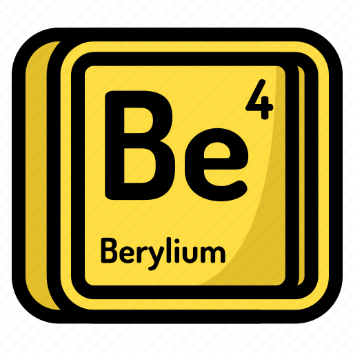 Atom, atomic, berylium, chemistry, element, mendeleev, periodic icon - Download on Iconfinder