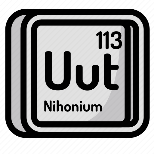 Atom, atomic, chemistry, element, mendeleev, nihonium, periodic icon - Download on Iconfinder