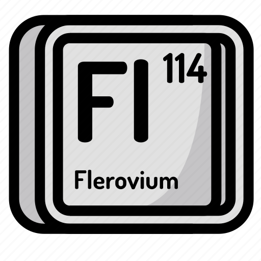 Atom, atomic, chemistry, element, flerovium, mendeleev, periodic icon - Download on Iconfinder