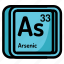 arsenic, atom, atomic, chemistry, element, mendeleev, periodic 