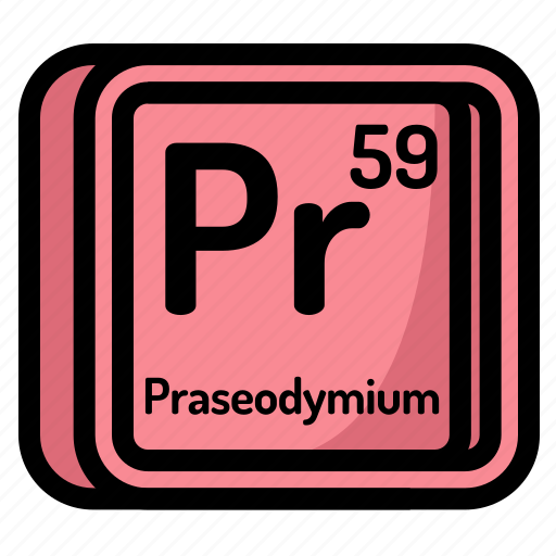 Atom, atomic, chemistry, element, mendeleev, praseodymium, periodic icon - Download on Iconfinder