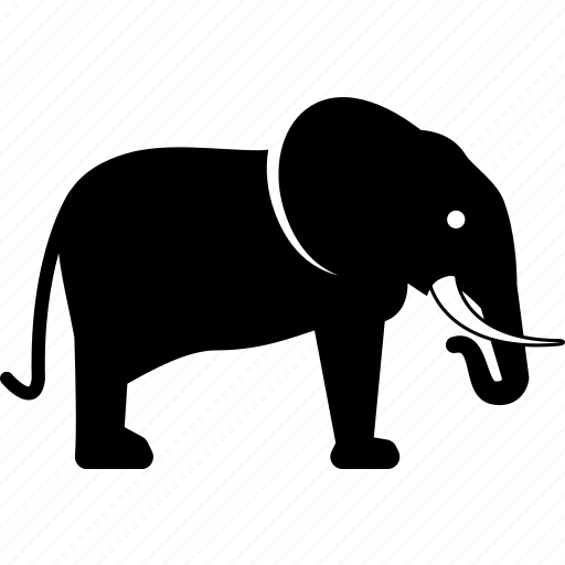 Elephant, standing icon - Download on Iconfinder