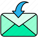 email, message, receive, sign