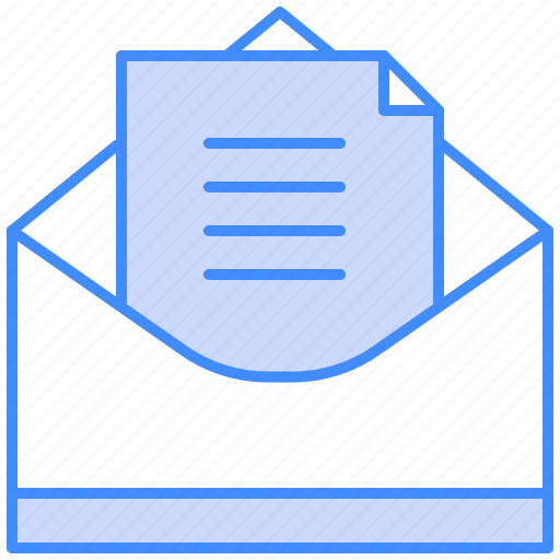Email, envelope, letter, open icon - Download on Iconfinder
