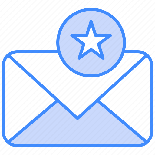 Communication, email, favourite, star icon - Download on Iconfinder