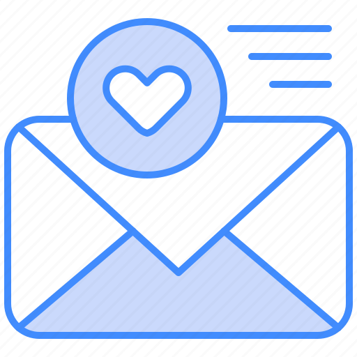 Communication, email, favourite, heart icon - Download on Iconfinder