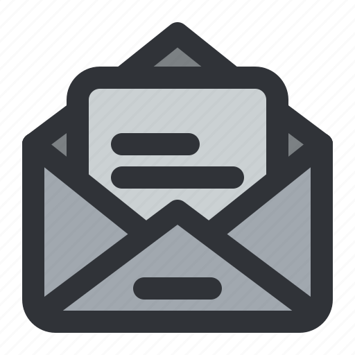 Email, document, envelope, letter, mail, message, open icon - Download on Iconfinder