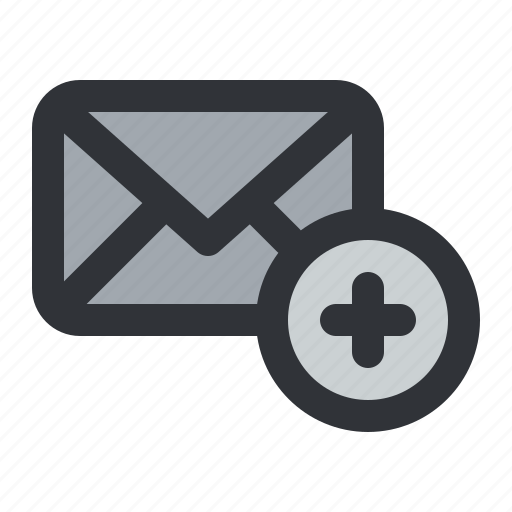 Email, add, envelope, letter, mail, message, plus icon - Download on Iconfinder