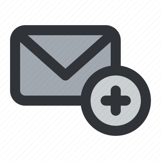 Email, add, envelope, letter, mail, message, plus icon - Download on Iconfinder