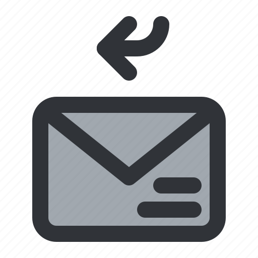 Email, arrow, envelope, letter, mail, message, reply icon - Download on Iconfinder