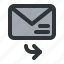 email, arrow, envelope, forward, letter, mail, message 