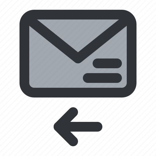 Email, arrow, envelope, letter, mail, message, reply icon - Download on Iconfinder