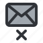email, envelope, letter, mail, message, remove 