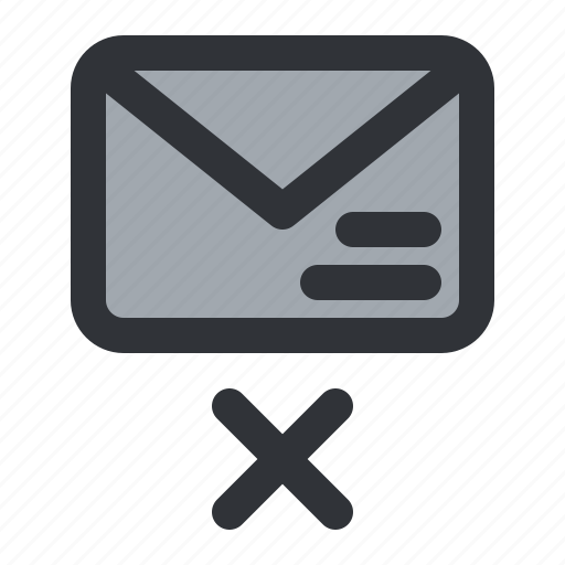 Email, envelope, letter, mail, message, remove icon - Download on Iconfinder