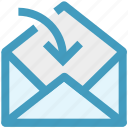 email, envelope, letter, mail, message, received