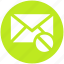 block, disable, email, envelope, letter, message 
