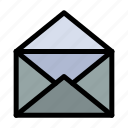 email, mail, message, open