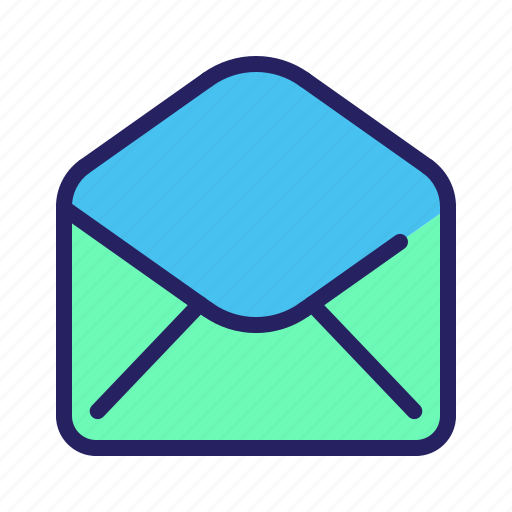 Communication, email, envelope, mail, message, open, read icon - Download on Iconfinder