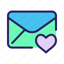 communication, email, favourite, love, mail, message