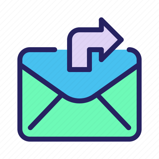 Communication, email, foward, mail, message icon - Download on Iconfinder